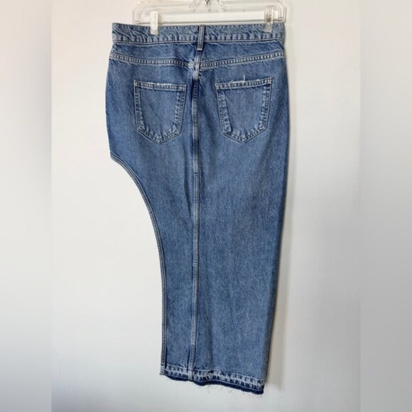 Zara Denim Asymmetrical Denim Skirt – NWT – Size M - Picture 3 of 17